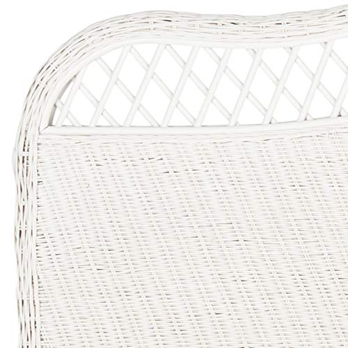 Safavieh Home Collection Sephina White Rattan Headboard (Queen) The