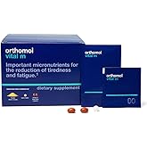 Orthomol Vital M Powder & Tablet Packet for Men, 30-Day Vitamin Supplement – Daily Energy, Fatigue Reduction & Vitality Support with Vitamins A, B, C, D, E, K, Omega-3 & Iodine
