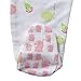 Baby Girls' Footed Pajama - Zip Front 100% Cotton Long Sleeve Pink Dots Sleeper 12M - by Marque