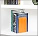 Acrimet Premium Metal Bookends (Heavy Duty) (Orange Color) (1 Pair)