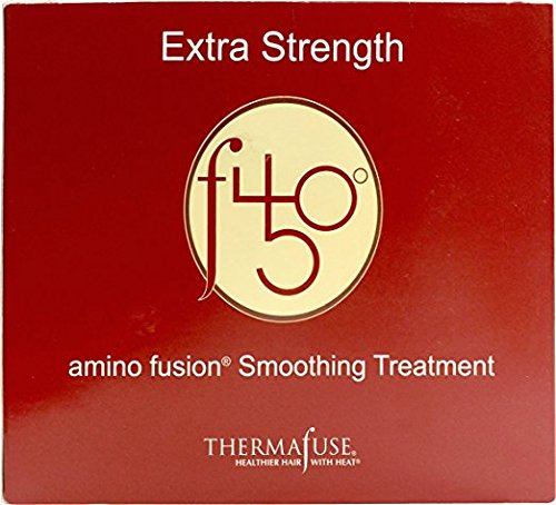 Thermafuse f450 Amino Fusion Extra Strength Smoothing Treatment Kit. Strongest Formaldehyde Free Treatment. Repairs & Straightens Up To 12 Weeks on Natural, Coarse, Thick, African or Curly Hair Types