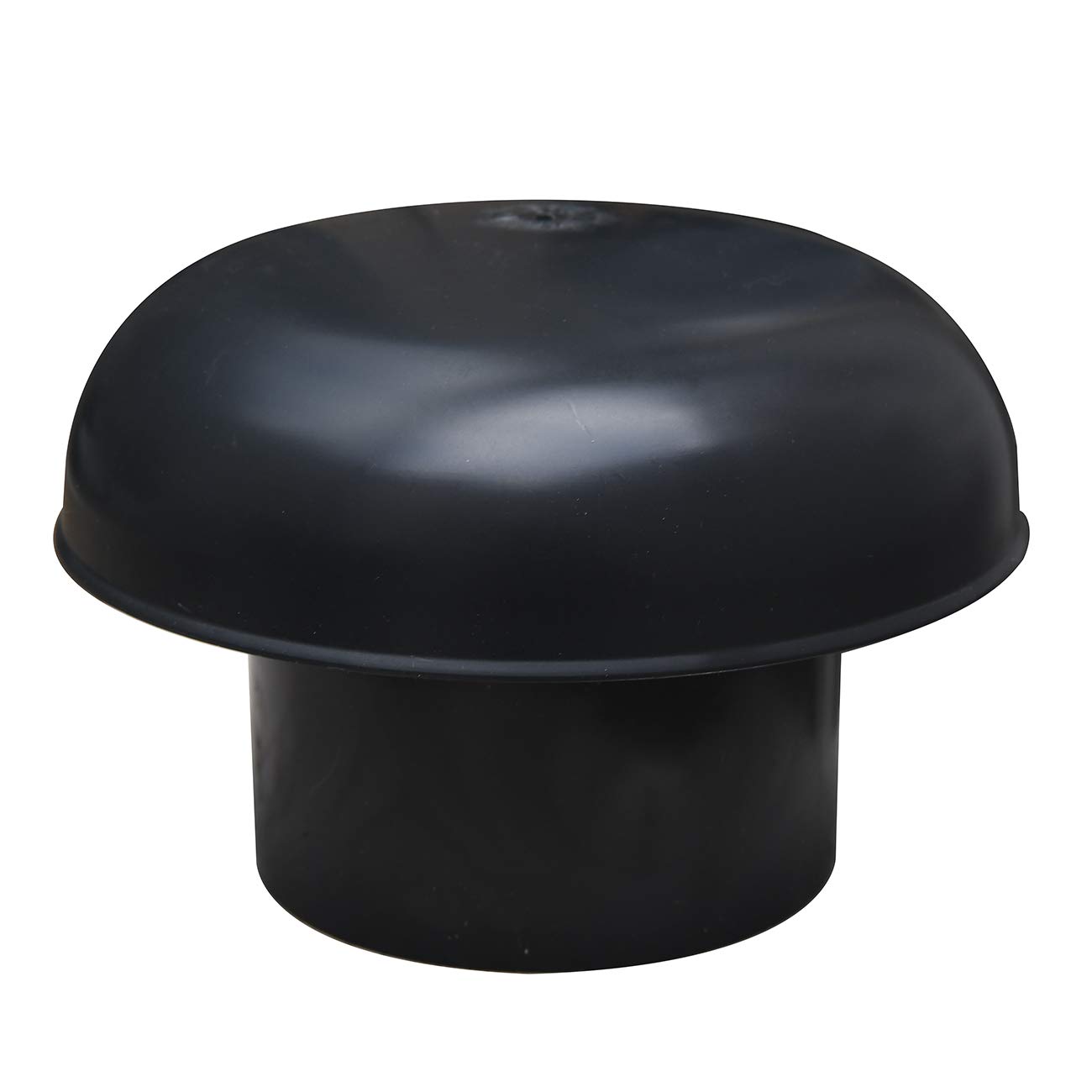 First Plast CDV100A Ventilation Hat Head Exalter, Black, Diameter 100 mm
