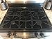 Shovan GRP-01 PTFE Non-stick Gas Range Protectors, Black Stovetop Burner Liner Cover- Reusable, Dishwasher Safe, Easy to Clean,Double Thickness 0.2mm, 5-Pack