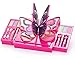 JaxoJoy Girly Girl Butterfly Makeup Kit - Girls Makeup Palette - 30 Piece Set
