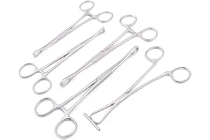 DDP '5 Pieces Body Piercing Instruments Kit Tools Pennington Forceps