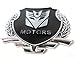 3d Car Metal Transformers Decepticons Emblem Badge Decal Sticker （A Pair)