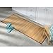 iDesign Formbu Extra-Large Bamboo Floor Mat Non-Skid, Water-Resistant Runner Rug for Bathroom, Kitchen, Entryway, Hallway, Office, Mudroom, Vanity, 60