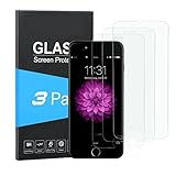 HiCool [3 PACK] 9H Hardness HD Ultra-thin Tempered Glass Screen Protector for Apple iPhone 8 Plus/ iPhone 7 Plus -- Anti-Scratch, Anti-Fingerprint, Super Clear, Bubble Free