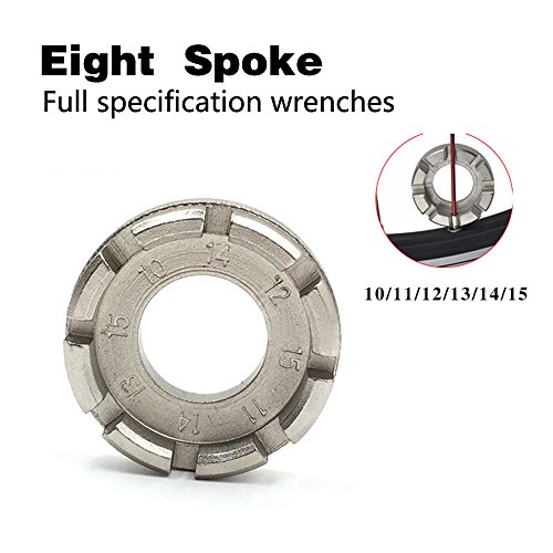 BASEEING Bike Spoke Tool Bicycle Spoke Wrench Cycling Pocket Tools 6 in