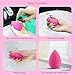 Eastrin Makeup Sponges, Beauty Makeup Blender Blending Cosmetic Make up Sponges Buds Egg Shaped Set for Concealer Contouring Powder