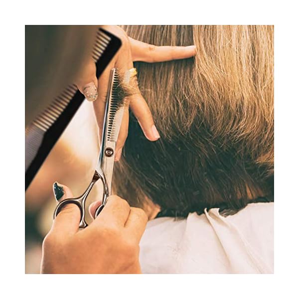 Hair-Cutting-Scissors-Thinning-Shears-Set-Fcysy-Professional-10-Pcs-Sharp-Barber-Hair-Cutting-Kit-Haircut-Scissors-Hairdressing-Shears-with-Hair-Sheers-Accessories-in-Leather-Case-for-Women-Men-Pet Hair Cutting Scissors Thinning Shears Set, Fcysy Professional 10 Pcs Sharp Barber Hair Cutting Kit Haircut Scissors…