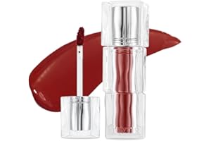 TIRTIR [*Mini Size Waterism Tinted Lip Gloss #07 Cassis Plum, 0.06 Fl Oz – Kiss Ready Lipgloss, 12H Long Lasting Non Sticky Natural Tinted Glow Korean Multiuse Cheek and Lip Tint for Women gift