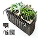 C-Hopetree Hanging Window Box - Deck Railing Planter for Outdoor Plants or Flowers