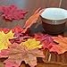 SunAngel 350 Pcs Artificial Maple Leaves Fall Leaves Silk Leaves Multiple Colour Simulation Faux Autumn Leaves Perfect Natural Autumn Decorations,Suitable for Thanksgiving Decor (350pcs, 7Multicolor)