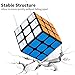 Ablave Speed Cube 3x3x3 Sticker Smooth Smart Cube Puzzle, Turns Quicker and More Precisely Than Original