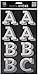 me & my BIG ideas Trend Chalk Alphabet Stickers, White, Large