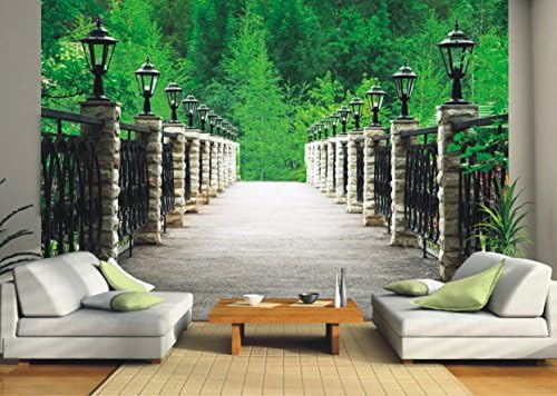 WallandMore Giant Nature Forset Wall Decal Mural For Living Room 142" W by 100" H - XXL Murals - Wall Mural Trees - Murals Nature - Forset Wall Mural - Tree Decal