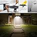 URPOWER Solar Lights Outdoor, Upgraded Two-Sided Illumination 80 LED Solar Lights Waterproof Wireless Security Solar Motion Sensor Light Outdoor Wall Light for Driveway Step Stair Pool Patio 2 Pack