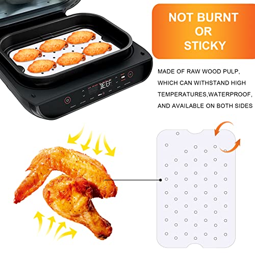 BABORUI 130Pcs Air Fryer Baking Parchment, Disposable Air Fryer Baking