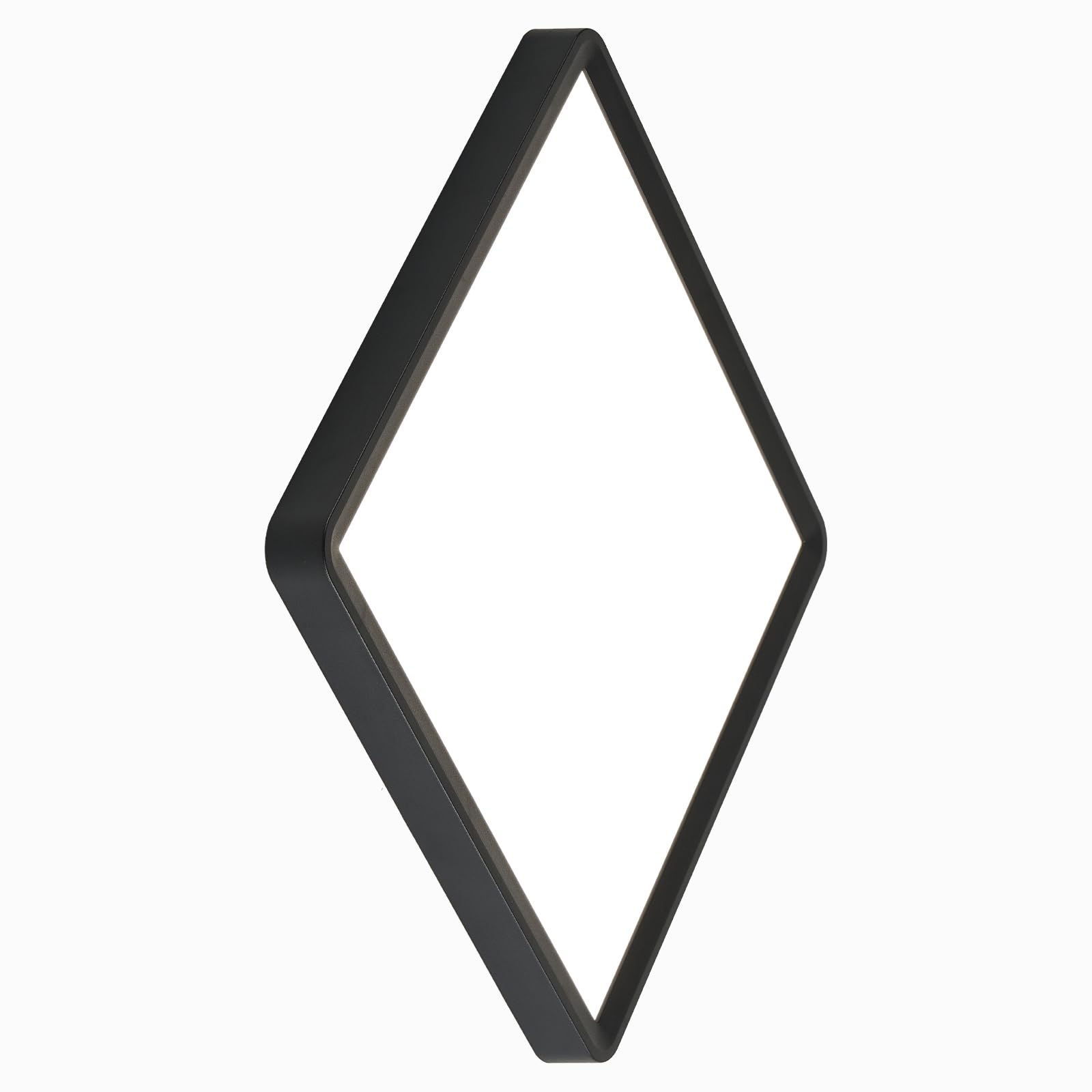 Photo 1 of 20 Inch Square LED Flush Mount Ceiling Light, 50W, 5000LM 3000K/4000K/6000K CCT Selectable, Large Square LED Flat Panel Ceiling Light Fixture for Bedroom,Kitchen,Living Room (Black 1PK)