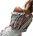 WLLW Women Spaghetti Strap V Neck Cold Shoulder Floral Romper Playsuit Jumpsuit