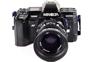 Minolta 7000 35MM Film SLR Camera With Maxxum AF Zoom Lens (Renewed)