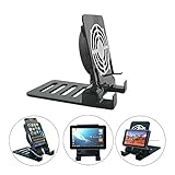 Phone holder Stand for Nintendo Switch Multi-Angle Phone Tablet Video Game Holder Dock for iPhone 8 7 6 Plus 5 5c Accessories iPad Universal for All Other Tablets Phones Black …