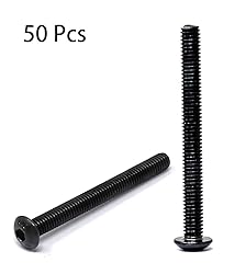 iexcell 50 Pcs M4 x 40 Thread Pitch 0.7 mm Alloy