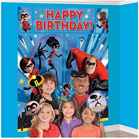 Disney's The Incredibles 2 Birthday Party Supplies 16 Pack Favor Cups