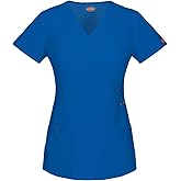 Dickies Xtreme Stretch Women Scrubs Top Mock Wrap 85956