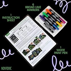 Crayola Signature Neon Markers, Light Effects, 6