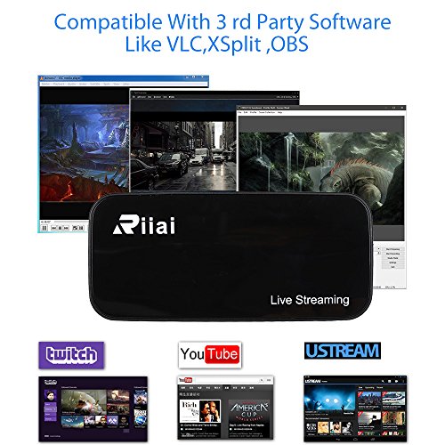 Game Capture HDMI USB 3.0 FHD Drive-free 4K 1080P 60FPS Live Streaming Video Box Black Superior Low Latency Technology For PS3 PS4 Wii Support XSplit NS (YK752 4k 30FPS)