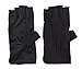 JURUAA Breathable Cool UV Lightweight Fingerless Gloves Driving Fingerless Gloves Black