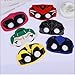 All Star Games Pretend Felt Masks for Power Rangers Party - 12 Masks - Comfortable, One-Size-Fits-Most Design - Premium Quality Eco-Felt and Fleece. Perfect for Birthday, Gift, Cosplay!