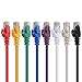 Cable Matters 8-Pack Snagless Short Cat 5e Ethernet Cable - 3ft, Gigabit Cat5e Cable, Cat5e Ethernet Cord, Multicolored