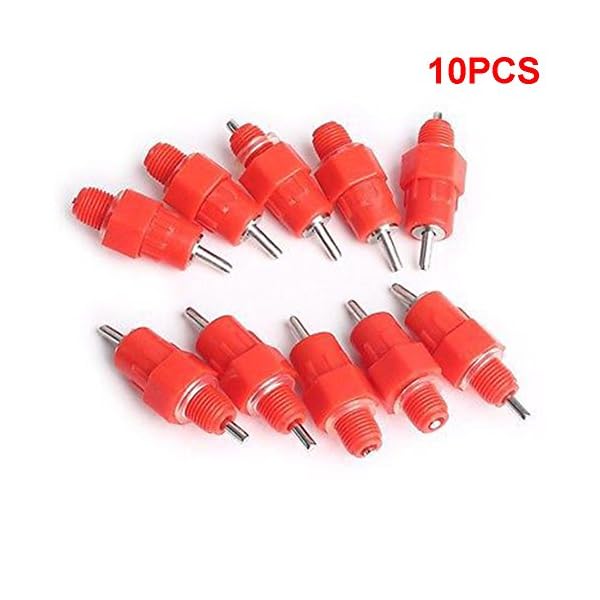 Cicony - Bottiglia d'acqua in plastica per animali domestici, 10 pezzi