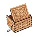 You are My Sunshine Wood Music Boxes,Laser Engraved Vintage Wooden Sunshine Musical Box Gifts for Girlfriend,Boyfriend,Family Friends,On Birthday,Festival (Husband to Wife)