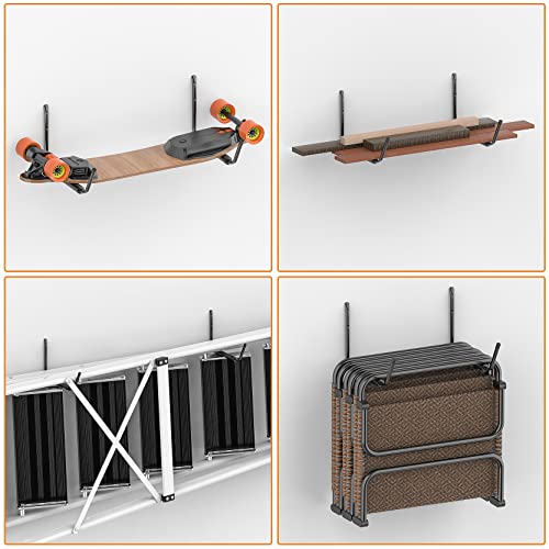 Kayak Storage Rack, Wall Mount Kayak Hooks for Garage Utility