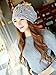 TAGOWELL Women Lace Flower Slouchy Beanie Hat Chemo Cancer Alopecia Turban Cap Gray