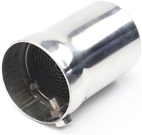 JFG RACING Exhaust Pipe Baffte 1.89" OD x 2.6" Length Stainless steel Universal Motorcycle Exhaust Muffler Insert DB Killer Silencer With Adjustable Screw