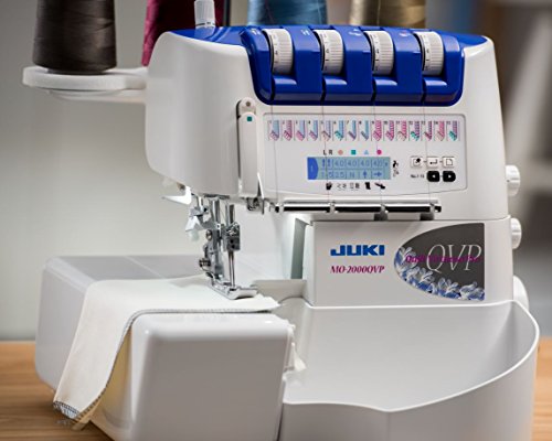 JUKI MO-2000QVP Automatic Needle Overlocker, Metal, White, 33 x 28 x 31 cm