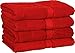Premium Cotton Bath Towels (4 Pack, Red, 30 x 56 Inch) - Ringspun Cotton for Maximum Softness and Absorbency - by Utopia Towels