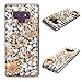 Mavis's Diary Note 9 Case, Samsung Galaxy Note 9 Case, Full Edge 3D Handmade Luxury Bling Crytal Fashion Design Shiny Gem Pearl Rhinestone Diamond Crown Bag Hard Protective Plastic PC Cover - Crown