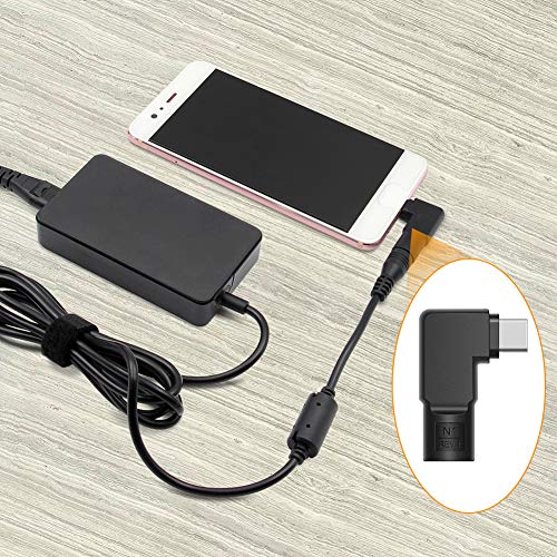 POWSEED 65W Universal Laptop Power Adapter for Lenovo Toshiba Asus Acer HP Dell Samsung Notebook Chromebook Ultrabook PD USB-C Type-C Charger Supply Cord - Thumbnail 5