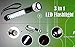 [Sale Off 50%] Multi-Purpose 3 in 1 PowerLED Flashlight - Super Bright Normal Flashlight- White Lantern Side LED- Emergency Red Flashing LED- Strong Magnetic Base