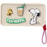 MINISO Snoopy Makeup Bag Travel Cosmetic Bag, Silicone Waterproof Make Up Organizer Pouch for Purse, Cute Toiletry Bag for Travel Essentials Skincare Brushes Birthday Gift for Women Teen Girls