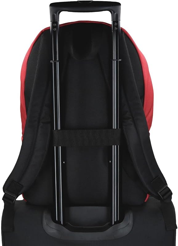 Brooklyn Colors Laptop-Rucksack aus Polyester, breite Schultergurte, ergonomisch, gepolstert, mehrere Fächer, von Joumma Bags, rot, Talla única, Tagesrucksa