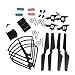 YouCute Spare Part Kit for MJX DROCON X708W X708P Rc Quadcopter Drone Blade Gear Lading Gear Frame Gear
