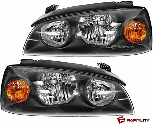 Partility Pair 04-06 Hyundai Elantra Replacement Headlight Assembly Driver &amp; Passenger