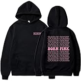 BP Born Pink Hoodies Jisoo Kpop Sweatshirts Kpop Gift